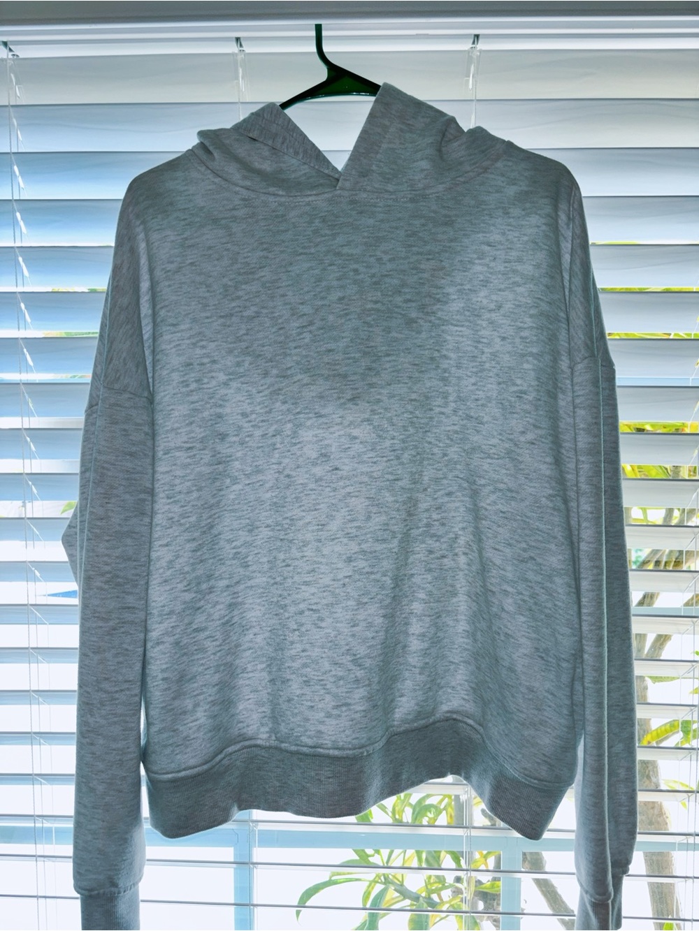Light Gray Women's Hooded Pullover Sweatshirt